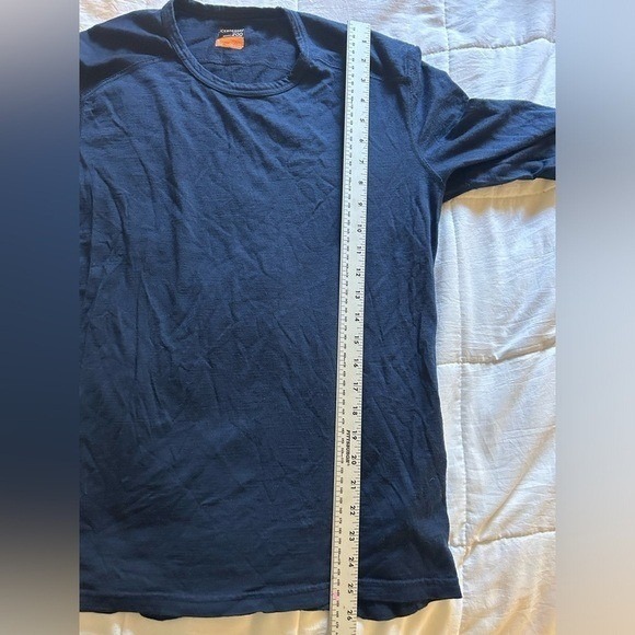 Icebreaker Merino Men's 200 Long Sleeve Crew Neck Navy Blue Large - Picture 8 of 9